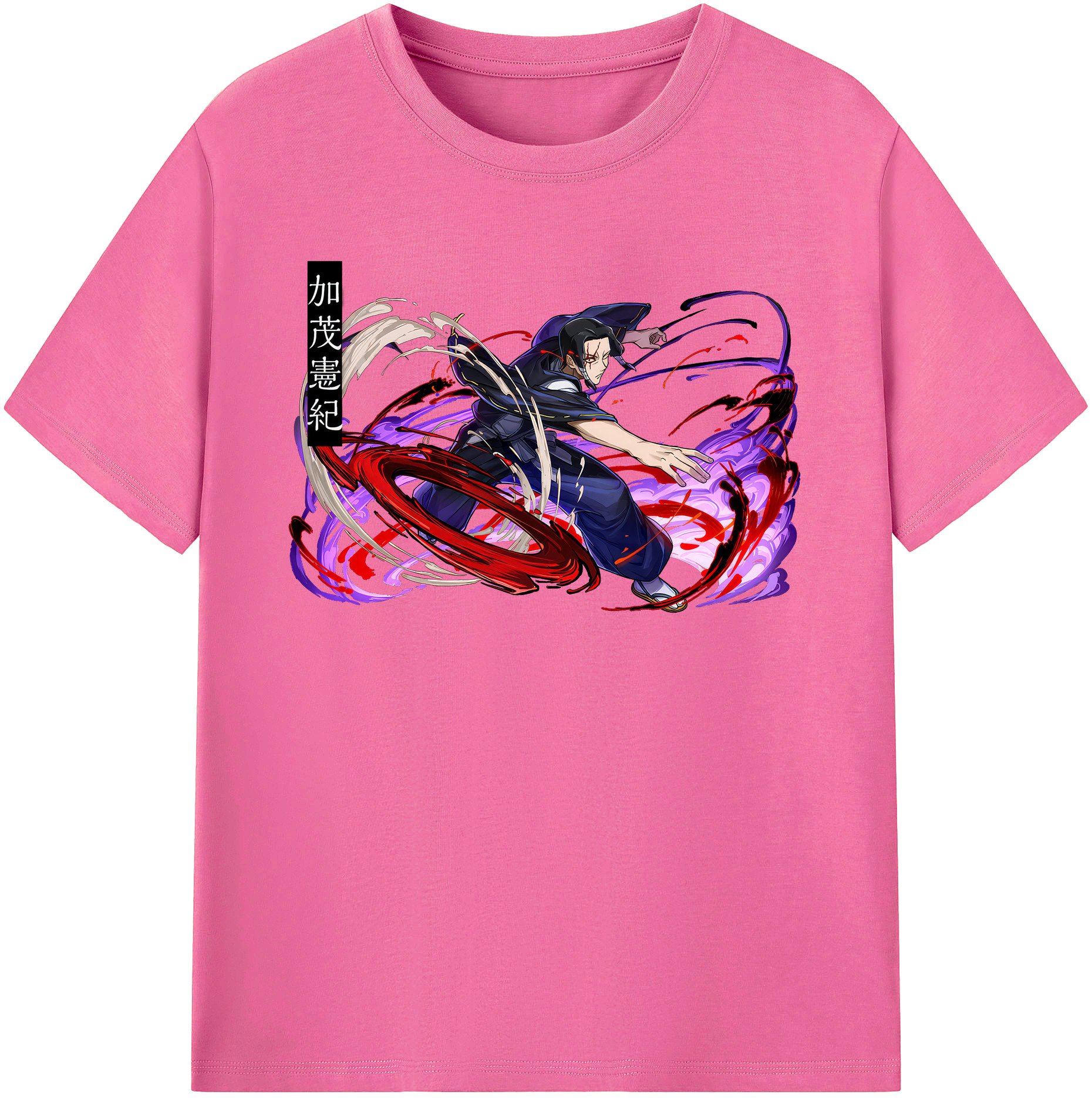 （画像用） 呪術廻戦 Jujutsu Kaisen レディースカジュアルプリントTシャツ（綿100％）